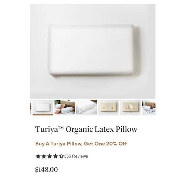 Coyuchi Bedding Nwt Coyuchi Turiya Organic Latex Pillow Cervical
